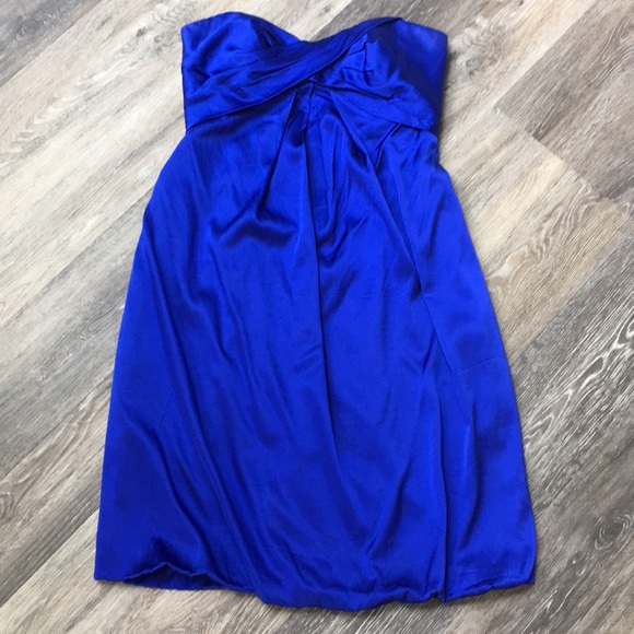 nicole miller royal blue dress